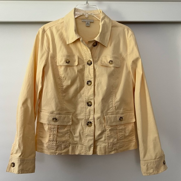 Appleseed’s Yellow Jean Jacket Size M - Picture 2 of 6